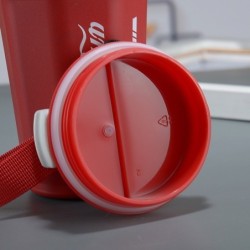 Jumper Kids แก้วเก็บอุณหภูมิ Coffee Cup สแตนเลส เกรด 304 เก็บความเย็น เก็บความร้อน ยกดื่มได้ พร้อมสายรัดข้อมือ