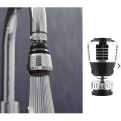 Jumper Kids ตัวแปลงหัวก๊อกน้ำ (หัวหมุนได้ 360°) สีเงิน