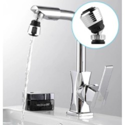 Jumper Kids ตัวแปลงหัวก๊อกน้ำ (หัวหมุนได้ 360°) สีเงิน