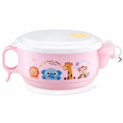 Jumper Kids จานข้าว ชามข้าว รักษาอุณหภูมิ สำหรับเด็ก เหมาะสำหรับเด็กวัย 2 ขวบขึ้นไป