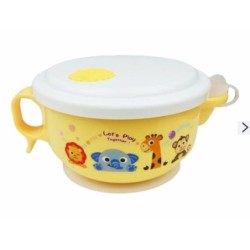 Jumper Kids จานข้าว ชามข้าว รักษาอุณหภูมิ สำหรับเด็ก เหมาะสำหรับเด็กวัย 2 ขวบขึ้นไป