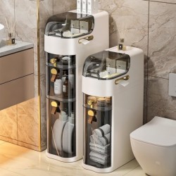 Jumper Kids ชั้นวางของ ตู้เก็บของ ตู้ลิ้นชัก สำหรับที่แคบ มีล้อเลื่อน รับน้ำหนักได้เยอะ แข็งแรงทนทาน รุ่นใหม่ สีขาว