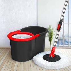 Jumper Kids modern Spin Mop ถังปั่นไม้ม๊อบสแตนเลส ชุดไม้ถูพื้น หมุนได้ 360 องศา ใช้งานง่าย คุณภาพดี