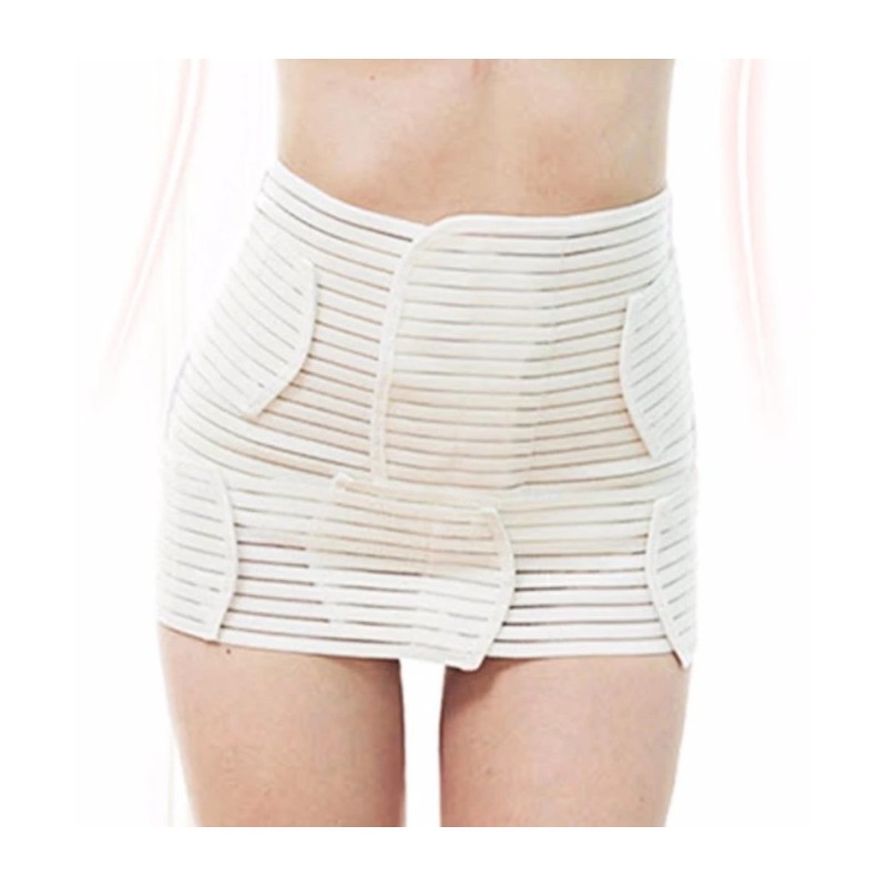 Jumper Kids EQMUMBABY ผ้ารัดหน้าท้องหลังคลอด และ ผ้ารัดกระดูกเชิงกราน (สีขาว)