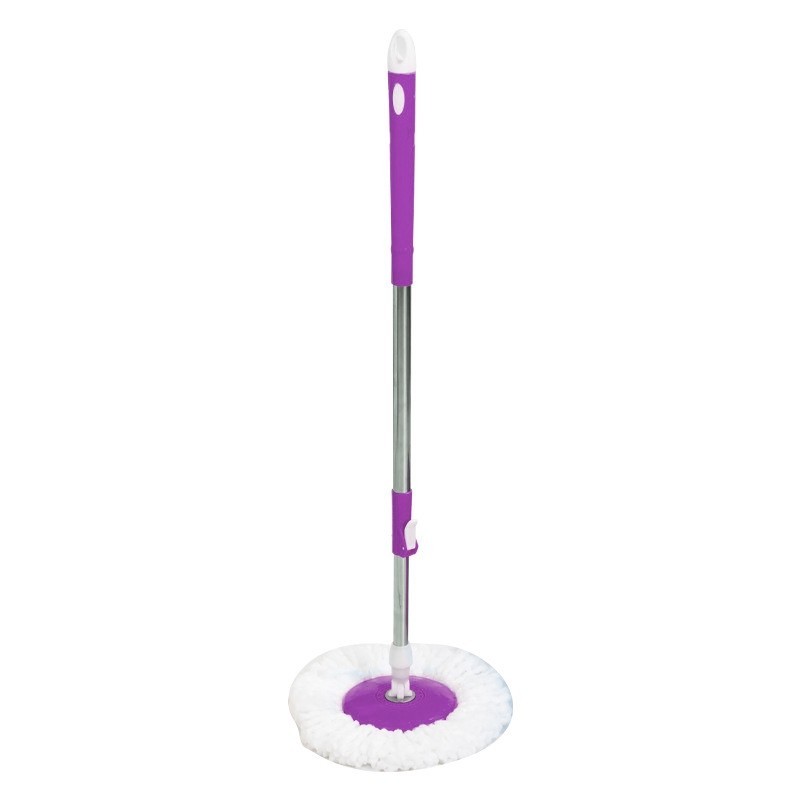 ไม้ถูพื้น หัวพลาสติก JMS พร้อมผ้าไมโครไฟเบอร์ (สีเขียว/สีฟ้า/สีม่วง)