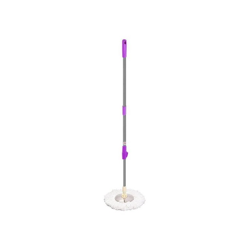 Jumper Kids modern Spin Mop ไม้ถูพื้น สำหรับถังปั่น รุ่นตัวล๊อคหมุน เหล็กหนากว่าตัวล๊อคพับ พร้อมผ้าไมโครไฟเบอร์
