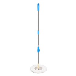 Jumper Kids modern Spin Mop ไม้ถูพื้น สำหรับถังปั่น รุ่นตัวล๊อคหมุน เหล็กหนากว่าตัวล๊อคพับ พร้อมผ้าไมโครไฟเบอร์