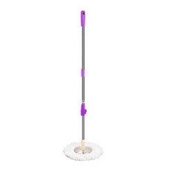 Jumper Kids modern Spin Mop ไม้ถูพื้น สำหรับถังปั่น รุ่นตัวล๊อคหมุน เหล็กหนากว่าตัวล๊อคพับ พร้อมผ้าไมโครไฟเบอร์