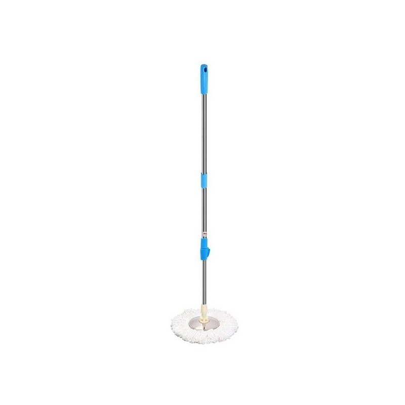 Jumper Kids modern Spin Mop ไม้ถูพื้น สำหรับถังปั่น รุ่นตัวล๊อคหมุน เหล็กหนากว่าตัวล๊อคพับ พร้อมผ้าไมโครไฟเบอร์