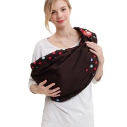 เป้อุ้มเด็ก สำหรับเด็กอายุ 3 เดือน ถึง 24 เดือน(สีแดงลายจุด)