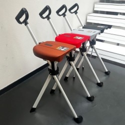 Jumper Kids ไม้เท้าเก้าอี้ พับได้ ไม้เท้าเดินป่าไม้เท้าช่วยพยุงเดินพร้อมเก้าอี้ น้ำหนักเบาใช้ง่ายเก็บง่าย จับถนัดมือ