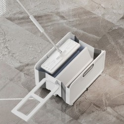 Jumper ถังถูพื้น ถังถูพื้นพับได้ มีด้ามจับลากสะดวก ทรงสวยงาม ทันสมัย สำหรับไม้ถูพื้นแบบผ้าและฟองน้ำ ขนาด 44.5 x 32 x 26.