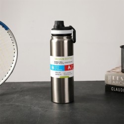 Jumper กระบอกน้ำ กระติกน้ำ สแตนเลส 304 ไม่เป็นสนิม ขนาด 700-800 ml เก็บความเย็นได้นาน ขนาดพอดีมือ