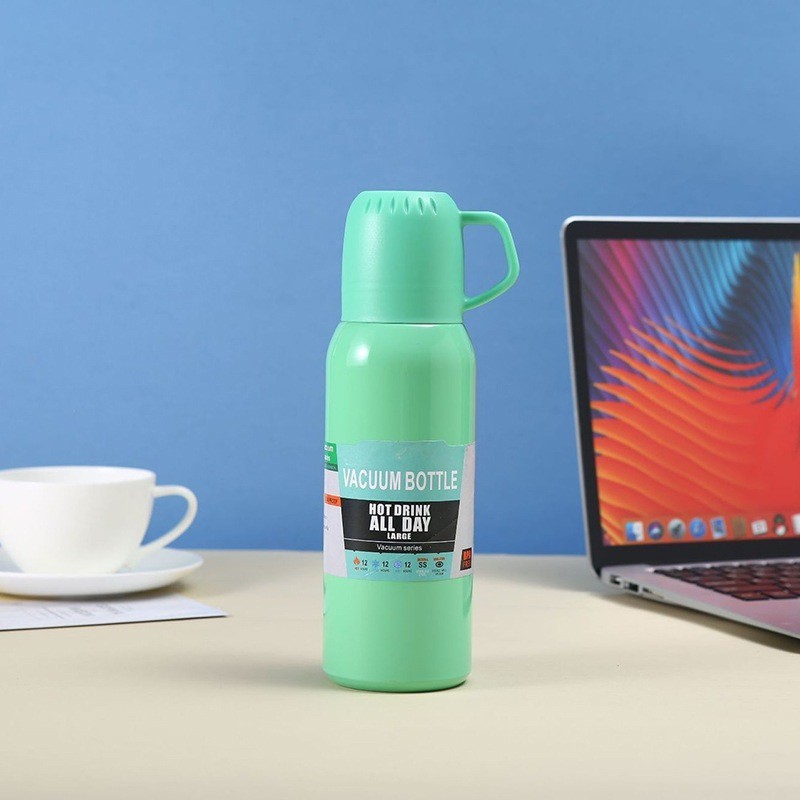 Jumper Kids กระติกเก็บความเย็น สแตนเลส ขนาด 500 ml. กระบอกน้ำเก็บอุณหภูมิ เก็บความเย็น-ร้อนได้ ไม่เป็นสนิม