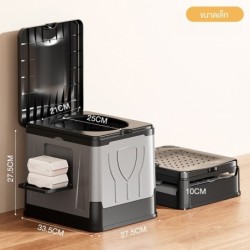 Jumper Kids กระโถน พกพา สำหรับผู้ใหญ่ สามารถใช้เป็น ถังขยะ กล่องเก็บของ หรือ เก้าอี้ ได้ ส้วมพกพา