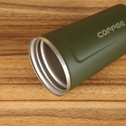 Jumper แก้วสแตนเลส ลาย Coffee เก็บความร้อน และ เก็บความเย็น ถ้วยกาแฟ, ถ้วยเครื่องดื่มเย็น มี 2 ขนาด