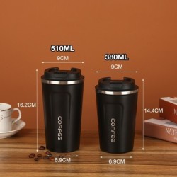 Jumper แก้วสแตนเลส ลาย Coffee เก็บความร้อน และ เก็บความเย็น ถ้วยกาแฟ, ถ้วยเครื่องดื่มเย็น มี 2 ขนาด