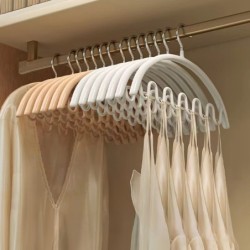 Jumper Kids ไม้แขวนเสื้อสแตนเลส เคลือบซีลีโคนหนาพิเศษ ป้องกันลื่น มีขดร่อง แขวนได้หลากหลายทรง ขนาด 42*21 ซม. แพ๊ค 5 ชิ้น