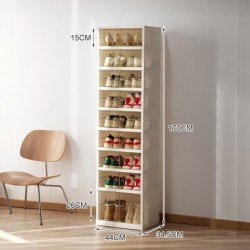 Jumper kids กล่องรองเท้า 3-9 ชั้น ใส่ได้ชั้นละ 2 คู่ กล่องใส่รองเท้า กล่องรองเท้าพลาสติกบานใส พับได้