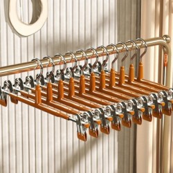 [แพ็ค 10] Jumper Kids ไม้แขวนพร้อมที่หนีบ หนีบผ้า หนีบกางเกง กระโปรง สเเตนเลส เคลือบซิลิโคน