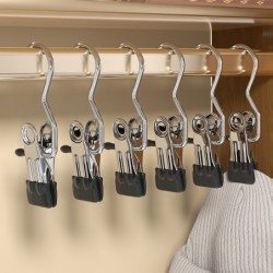 Jumper Kids ไม้แขวนแบบหนีบ ที่หนีบผ้า เก็บเสื้อผ้ากางเกง ไม้แขวนถุงเท้า Clothes Clips 10 ชิ้น