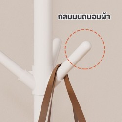 Jumper ราวแขวนหมวก ทรงต้นไม้ แขวนเสื้อผ้า กระเป๋า มินิมอล ที่แขวนอเนกประสงค์ ในคอนโด  โครงเหล็ก แข็งแรง