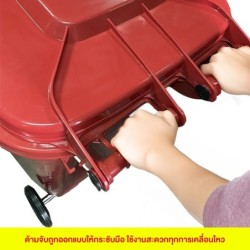 Jumper Kids ถังขยะมีฝาปิด ขนาด30L/100L/120L/240L หลายสี ถังขยะพลาสติก พลาสติกหนาอย่างดี ที่แยกขยะ