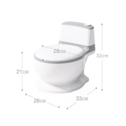 Jumper Kids กระโถน ลายชักโครก กระโถนนั่งเด็ก กระโถนขับถ่าย สำหรับเด็ก สำหรับฝึกขับถ่าย น้ำหนักเบา