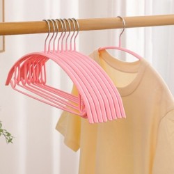 Jumper Kids ไม้แขวนเสื้อ เคลือบซิลิโคนหนาพิเศษ มาพร้อมตะขอเสริม เเขวนเสื้อสายเดี่ยวได้ กันลื่น 1แพ็ค มี 5 ชิ้น