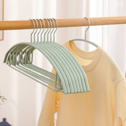 Jumper Kids ไม้แขวนเสื้อ เคลือบซิลิโคนหนาพิเศษ มาพร้อมตะขอเสริม เเขวนเสื้อสายเดี่ยวได้ กันลื่น 1แพ็ค มี 5 ชิ้น