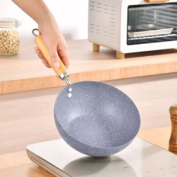 Jumper Kids หม้อ กระทะ สีเทา ด้ามจับยาว เคลือบเทฟล่อน nonstick อุ่น ต้ม ทอดแทน กระทะ ได้ เตาแก๊สและไฟฟ้า รุ่น ECO