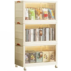 Jumper ตู้เก็บของ อเนกประสงค์ พับได้ 1-5 ชั้น กว้าง 67cm ใส่เสื้อผ้า กระเป๋า รองเท้า พลาสติกคุณภาพ