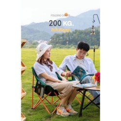 Jumper Kids เก้าอี้พระจันทร์ เก้าอี้แคมปิ้ง สำหรับปิคนิค พับได้ แข็งแรงทนทาน พกพาสะดวก ใส่หลังรถได้