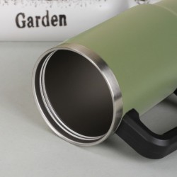 Jumper Tumblers แก้วเก็บความเย็น มีด้ามจับ เก็บน้ำแข็งได้นาน ฝากันน้ำหก ใส่หลอดได้ 30oz. สแตนเลส 304