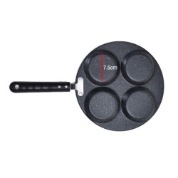 Jumper Kids กระทะ 4 หลุม กระทะไข่ดาว กระทะเคลือบ ทอดไส้เบอร์เกอร์ ทำเมนูได้หลากหลาย สามารถใช้กับเตาแม่เหล็กไฟฟ้า