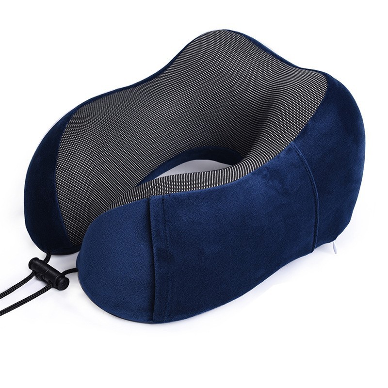 Jumper Kids หมอนรองคอ เมมโมรี่โฟม Memory foam หมอนพกพา มีกระดุมล็อค นุ่ม หลับสบายไม่ปวดคอ