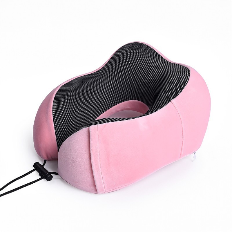 Jumper Kids หมอนรองคอ เมมโมรี่โฟม Memory foam หมอนพกพา มีกระดุมล็อค นุ่ม หลับสบายไม่ปวดคอ