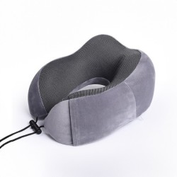 Jumper Kids หมอนรองคอ เมมโมรี่โฟม Memory foam หมอนพกพา มีกระดุมล็อค นุ่ม หลับสบายไม่ปวดคอ