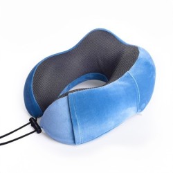 Jumper Kids หมอนรองคอ เมมโมรี่โฟม Memory foam หมอนพกพา มีกระดุมล็อค นุ่ม หลับสบายไม่ปวดคอ