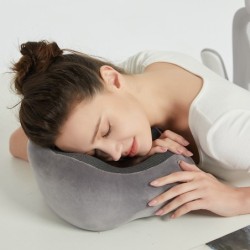 Jumper Kids หมอนรองคอ เมมโมรี่โฟม Memory foam หมอนพกพา มีกระดุมล็อค นุ่ม หลับสบายไม่ปวดคอ