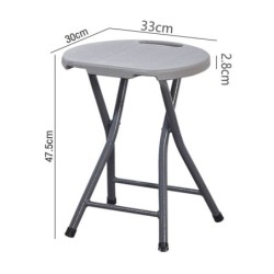 Jumper Kids เก้าอี้กลม เก้าอี้พับอเนกประสงค์ พกพาได้ วัสดุ HDPE แข็งแรง ทนทาน รองรับน้ำหนัก 100kg.