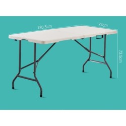 Jumper Kids โต๊ะแคมป์ปิ้ง โต๊ะวางของ พับได้ ใช้ในสนาม วางของขาย ทนแดด ทนฝน วัสดุ HDPE ใช้ได้ยาวนาน