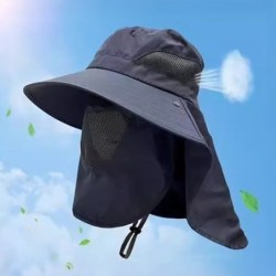 Jumper Kids หมวกกันแดด กันร้อน กัน UV ตาข่ายคลายร้อน หน้ากากถอดได้