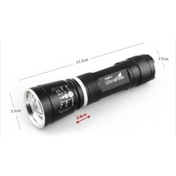 Jumper UltraFire ไฟฉาย ไฟฉายสว่างมาก CREE Q5 803 ถ่านชาร์จพร้อมที่ชาร์จ