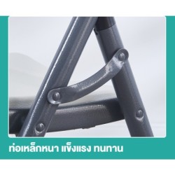 Jumper Kids เก้าอี้พับ อเนกประสงค์ เก้าอี้สำนักงาน มีพนักพิงหลัง วัสดุ HDPE รองรับน้ำหนัก 150 kg