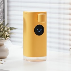 Jumper เครื่องปล่อยโฟมล้างมืออัตโนมัติ เครื่องกดสบู่ล้างมือบอกอุณหภูมิ Soap Dispenser แบตนานขึ้น