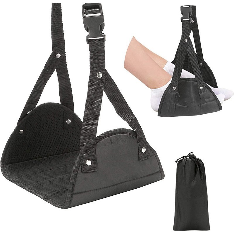 Jumper Kids ที่วางเท้าพกพา เปลวางเท้า ที่วางเท้า ที่ห้อยขา ลดอาการปวดเมื่อย พกพา เหมาะสำหรับเดินทาง Travel Footrest