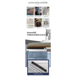 Jumper Kids ถังถูพื้น แบบถังเดี่ยว ไม้ม๊อบ ถังถูพื้น พร้อมผ้าม็อบ 2 ผืน Spin Mop Bucket