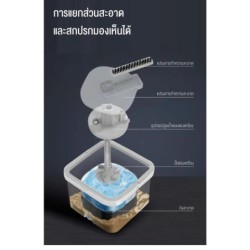 Jumper Kids ถังถูพื้น แบบถังเดี่ยว ไม้ม๊อบ ถังถูพื้น พร้อมผ้าม็อบ 2 ผืน Spin Mop Bucket