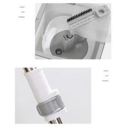 Jumper Kids ถังถูพื้น แบบถังเดี่ยว ไม้ม๊อบ ถังถูพื้น พร้อมผ้าม็อบ 2 ผืน Spin Mop Bucket